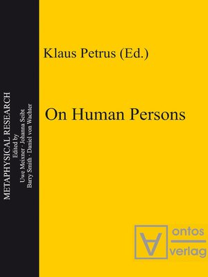 cover image of On Human Persons